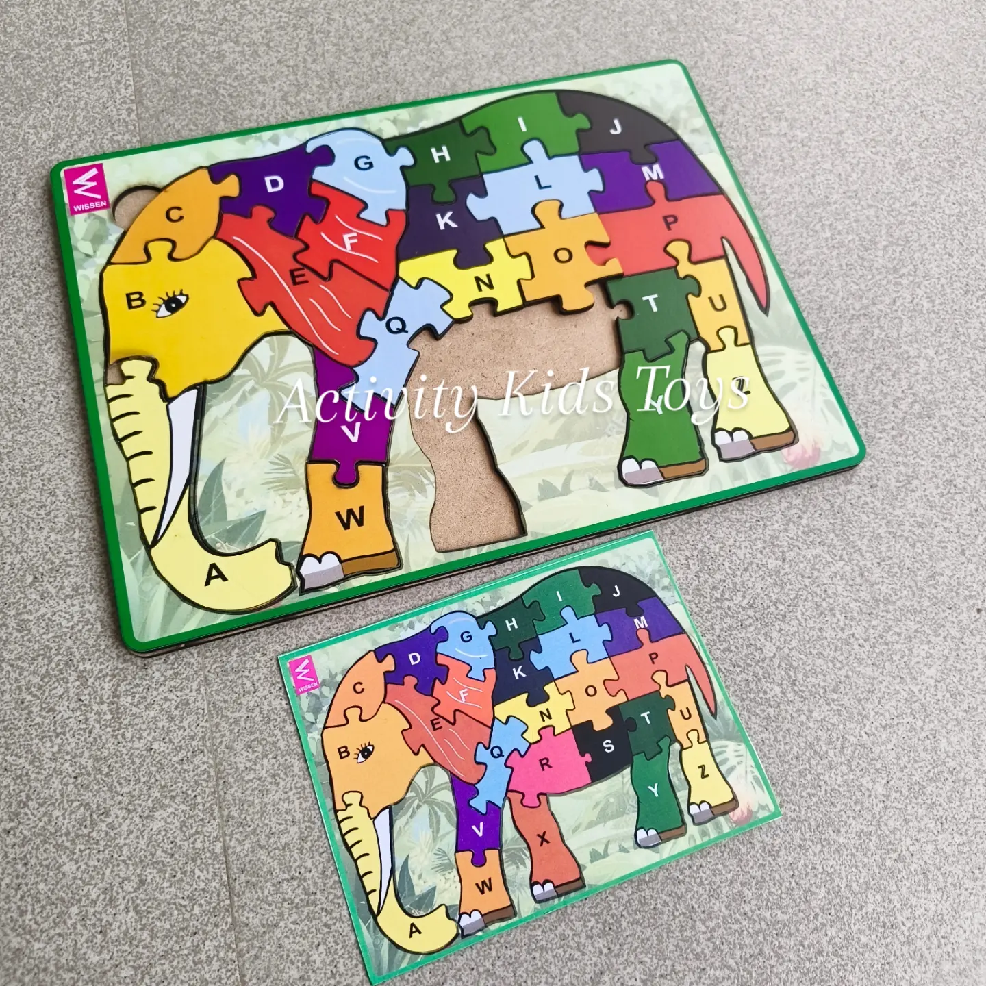 A to Z Elephant Puzzle